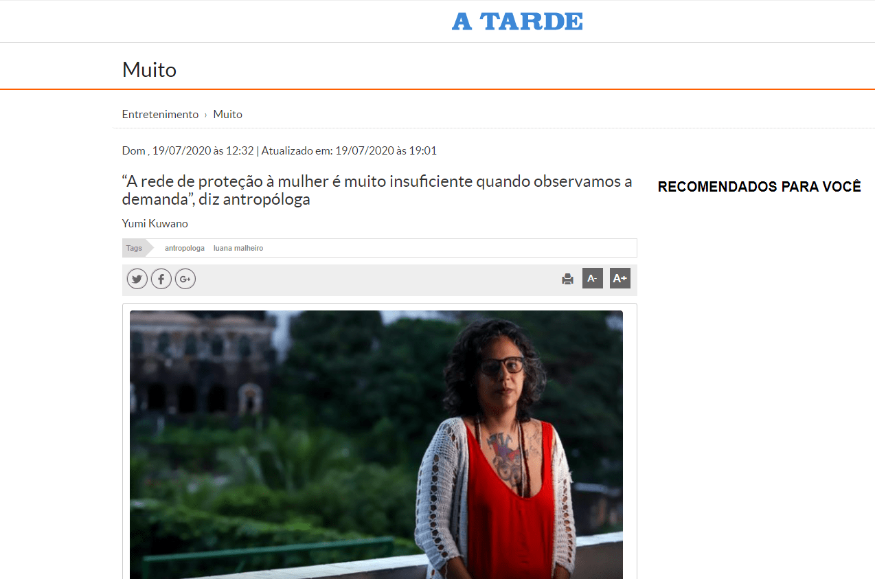 Usuária de crack - Jornal A Tarde