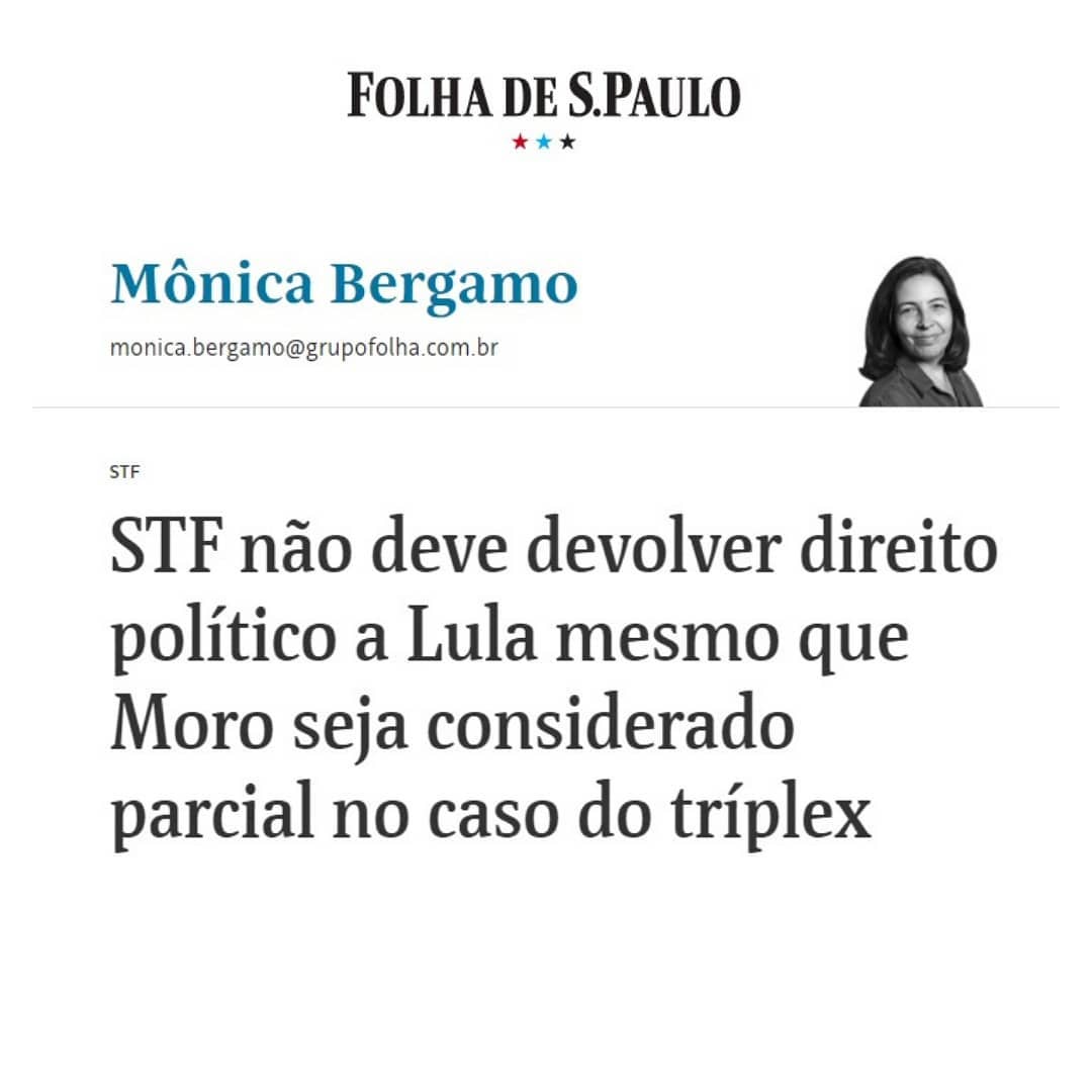 Folha Monica Bergamo Livro das Suspeições