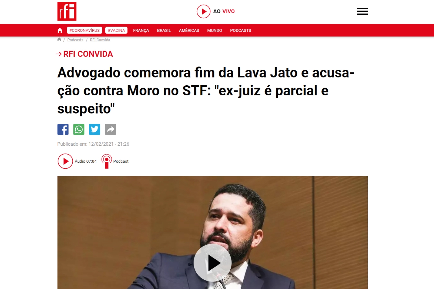 O livro das suspeições