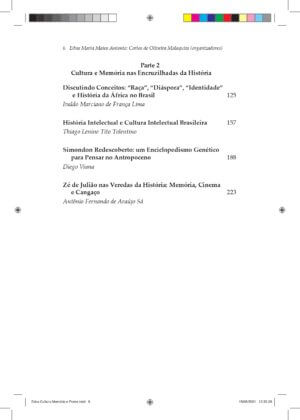Cultura, memória e poder: história e historiografia