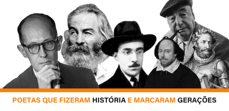 Poetas que fizeram história e marcaram gerações
