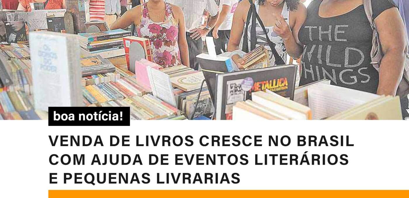 venda de livros cresce